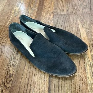 Levity Carla Grey Suede Loafers, 9